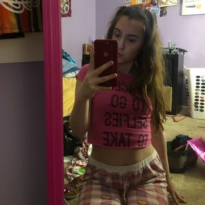 Pink CROP TOP